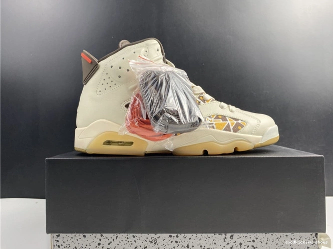 6 Retro AIR (2020) Quai54 Sail Jordan CZ4152-100 Brown 0819